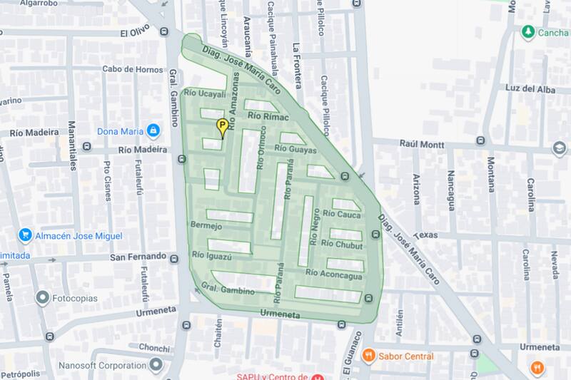 La interrupción del suministro se extenderá hasta la mañana del jueves en este sector. Créditos: Aguas Andinas.