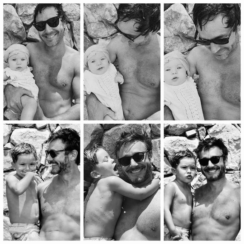 tienen una bonita relación de padre e hijo.