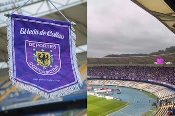 VIDEO | ¡Teñido de morado! El gran ambiente del Ester Roa en la previa del Deportes Concepción vs. Copiapó