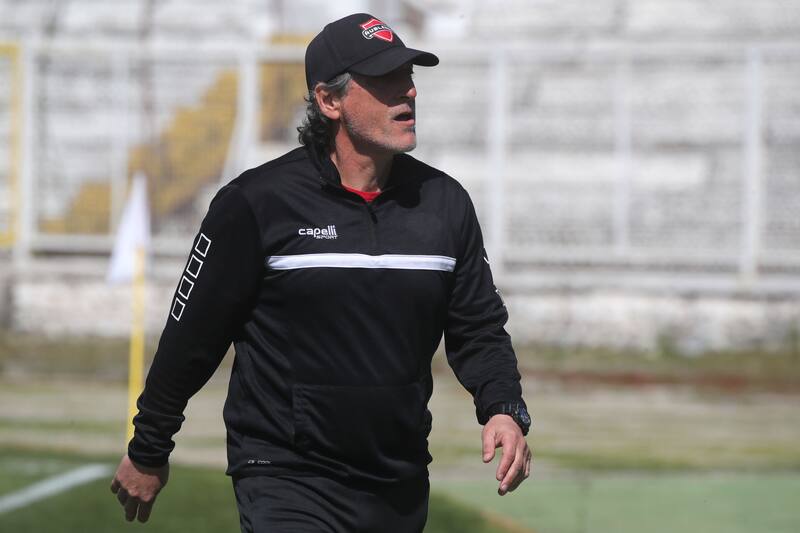 en el partido ante Palestino por el Campeonato Nacional.