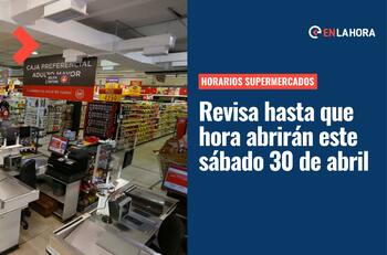 Día del Trabajador: Conoce los horarios de los principales supermercados del país para este sábado 30 de abril