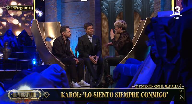 Karol Lucero en "El Purgatorio" de Canal 13.