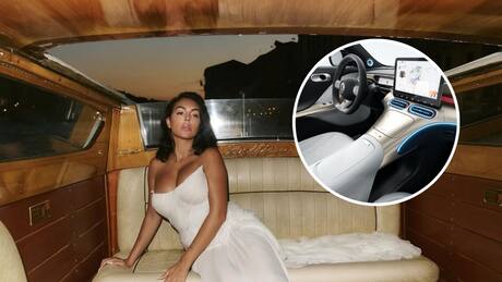 ¿Cuánto cuesta el tecnológico e imponente Mercedes Benz de Georgina Rodríguez?