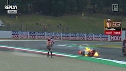 VIDEO | Así fue el grave accidente de Marc Márquez en las clasificaciones del Moto GP de Italia