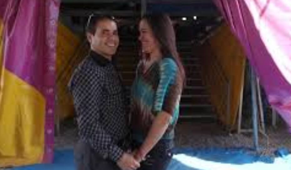 Pastelito y su esposa, Brandy Smith