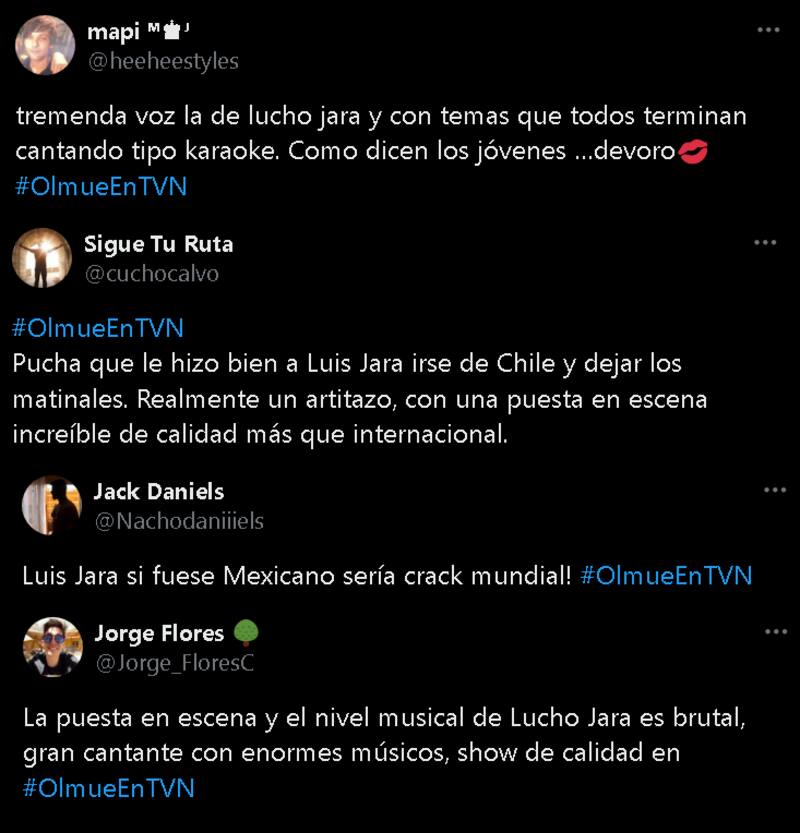 Reacciones del show del cantante en Olmué 2025.