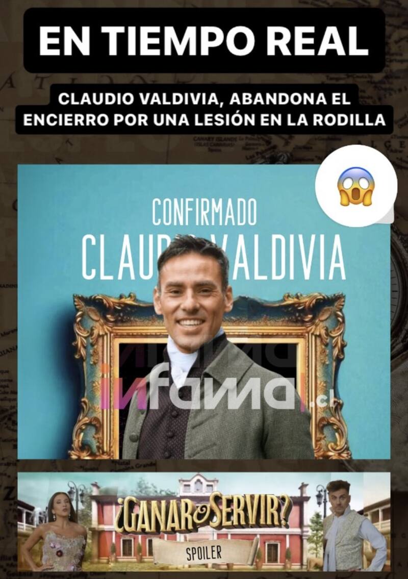 Claudio Valdivia se habría retirado de "Ganar o Servir". Créditos: Instagram