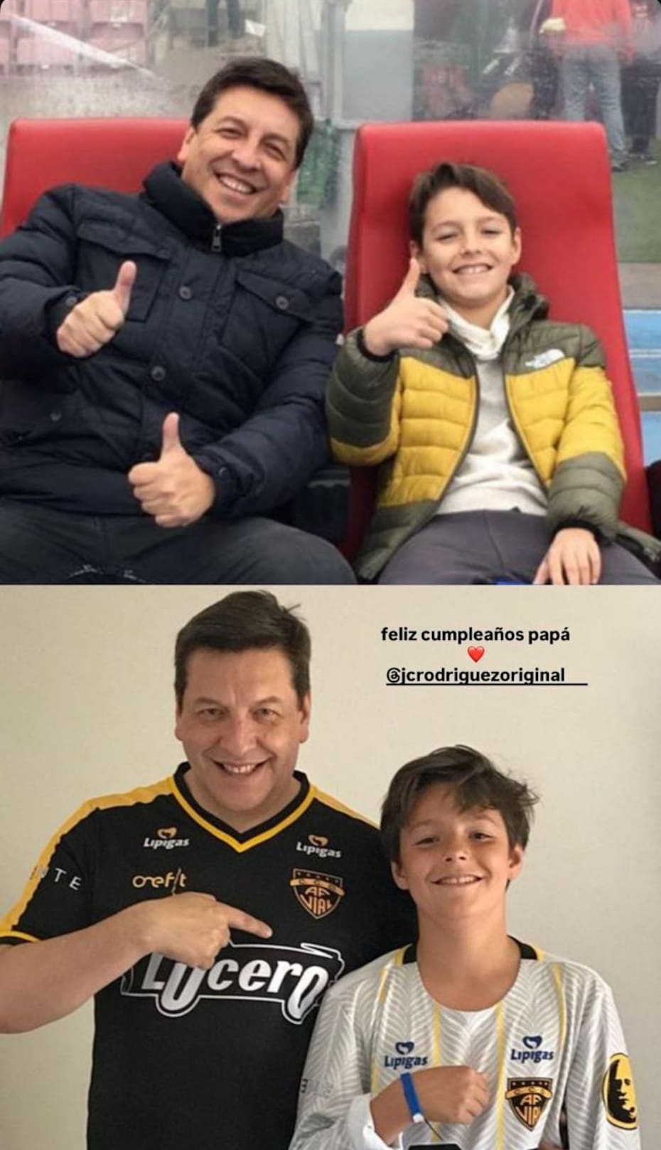 El comunicador recibió saludos de sus hijos por redes sociales.