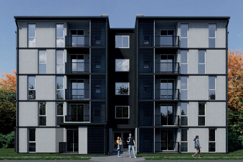 Estas modernas edificaciones buscan revertir la crisis habitacional en Chile. Imagen referencial.