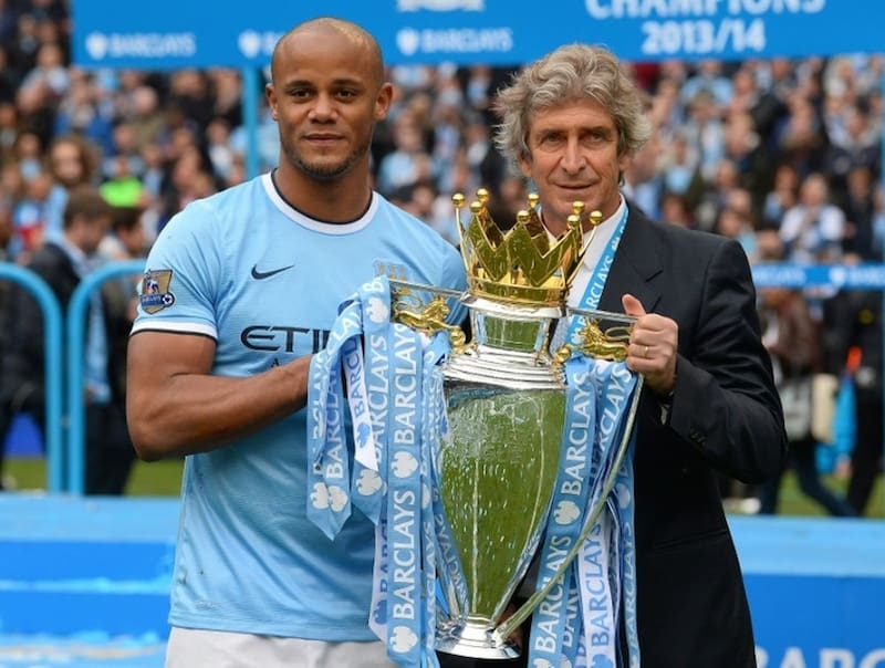 coincidió tres temporadas en el Manchester City con Vincent Kompany.