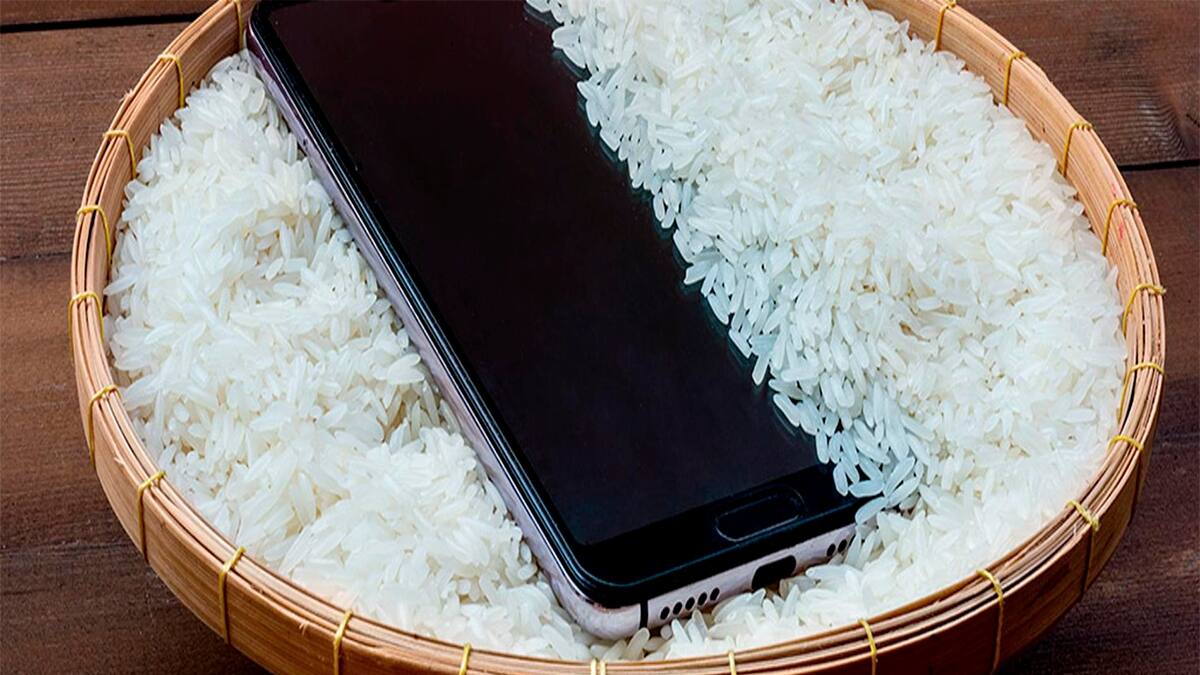 ¡Se derribó una solución! Ya no sirve el truco del arroz para sacar el agua de un smartphone