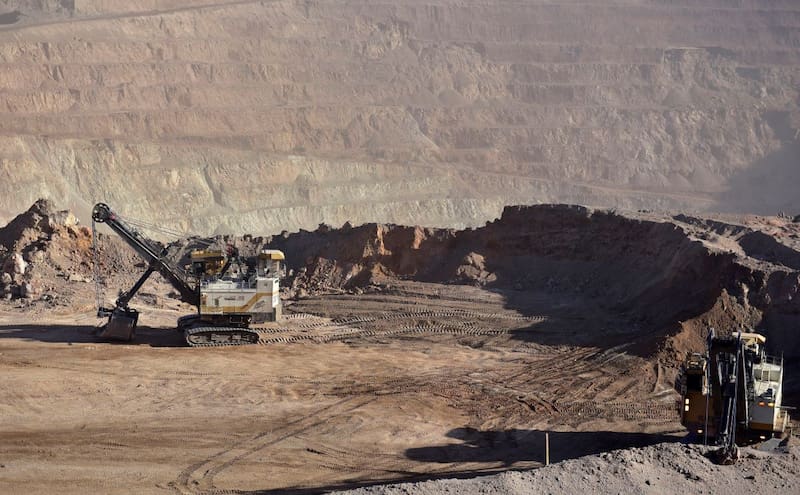 La Minera Escondida está ubicada 170 km al sudeste de Antofagasta. Foto referencial.