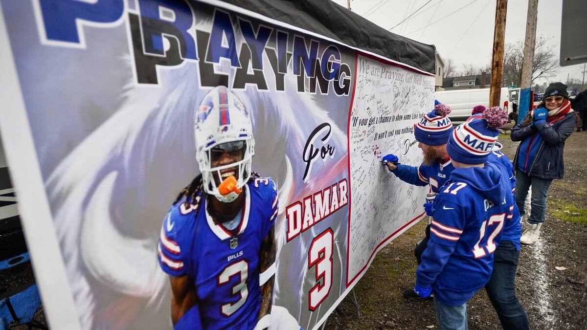 VIDEO| Buffalo Bills homenajeó a Damar Hamlin con un touchdown en su primera jugada