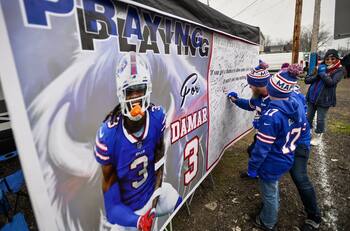 VIDEO| Buffalo Bills homenajeó a Damar Hamlin con un touchdown en su primera jugada