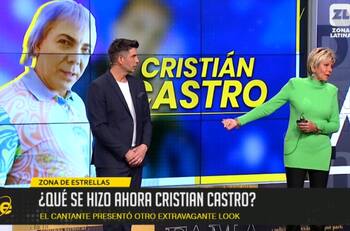 "Con ese look no lo saco ni al parque": Raquel Argandoña se espantó al ver el look de Cristián Castro