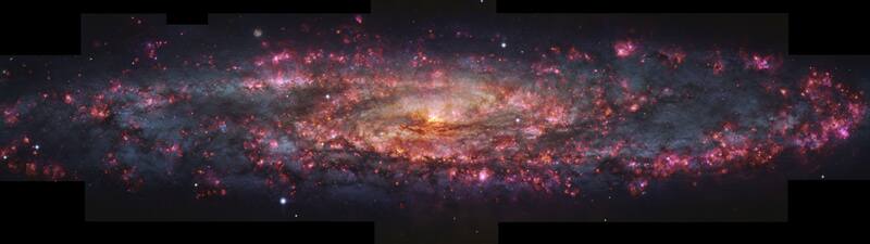 Esta es la fotografía completa que consiguieron los astrónomos.