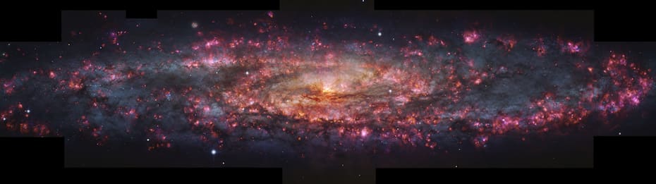Esta es la fotografía completa que consiguieron los astrónomos.