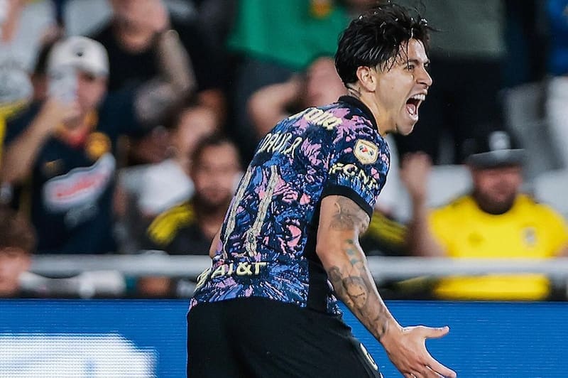 convirtió su segundo gol en el América. Foto: @clubamerica.