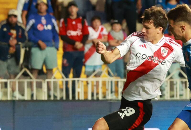 con la camiseta de River Plate. Foto: Agencia Aton/Archivo.