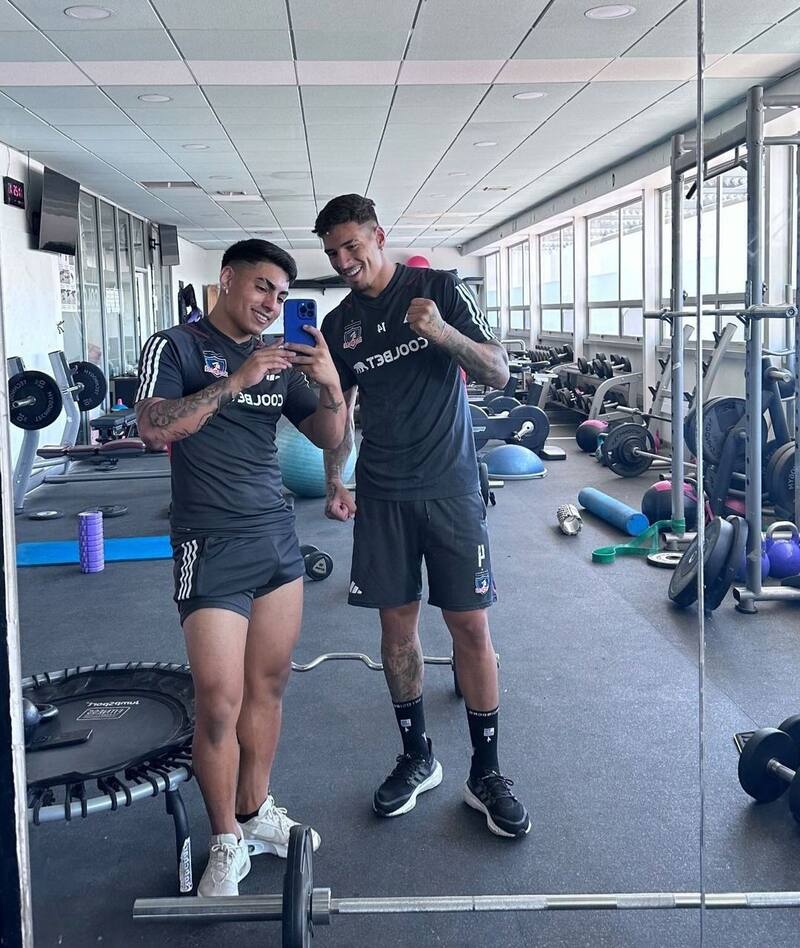 Jordhy Thompson se encuentra entrenando en el Estadio Monumental.