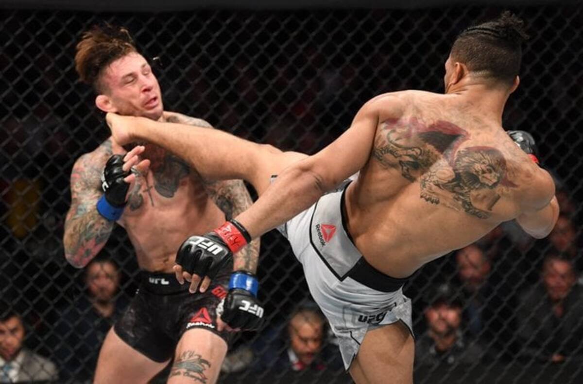 ¿KO más letal del año? La terrible patada que mandó a dormir a Gillespie en la UFC