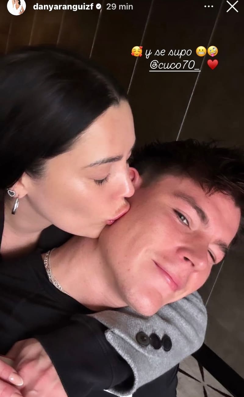 La modelo confirmó su romance.