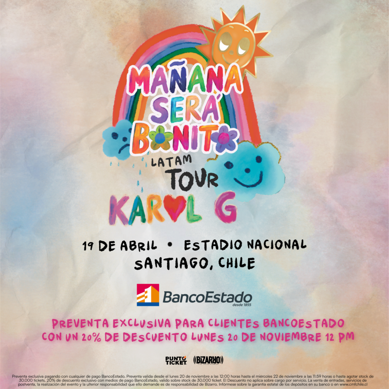 Karol G regresa a Chile