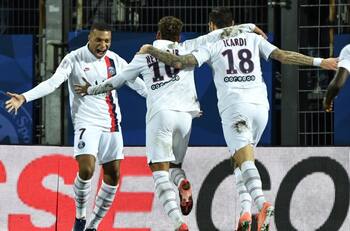 PSG venció en su visita al Montpellier y sigue firme en la punta de la Liga 1