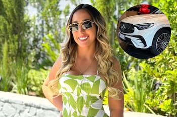 El radical cambio que Rebeca Naranjo le hizo al lujoso auto que le regaló Nano Calderón