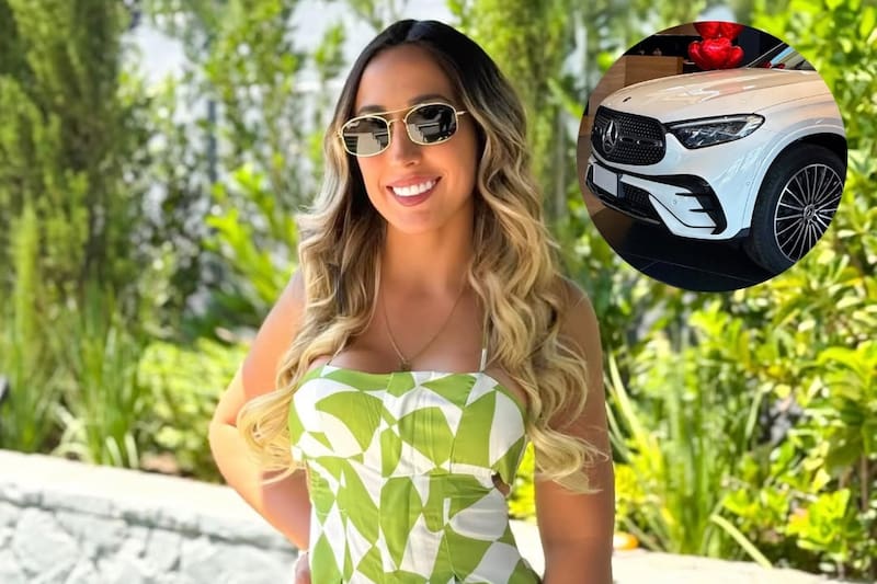 le dio su toque personal a su nuevo vehículo.