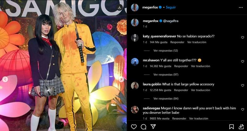 Megan Fox en Instagram.