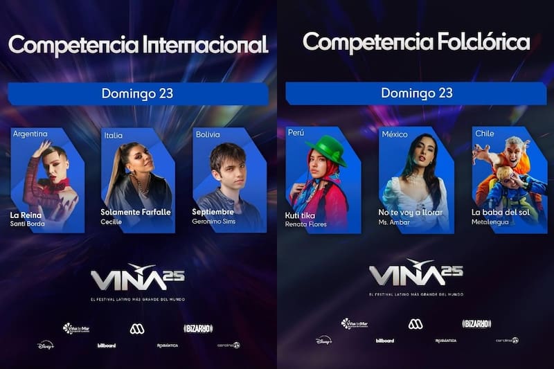 Hoy comienza las competencias que buscarán a los ganadores de las gaviotas. Créditos: Instagram.