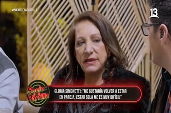"Estar sola es difícil": Gloria Simonetti habló de su quiebre con su expareja 27 años menor
