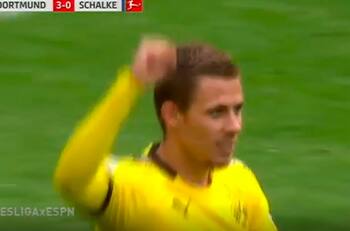 ¡Qué contra! Borussia Dortmund liquida el partido con un gran contragolpe