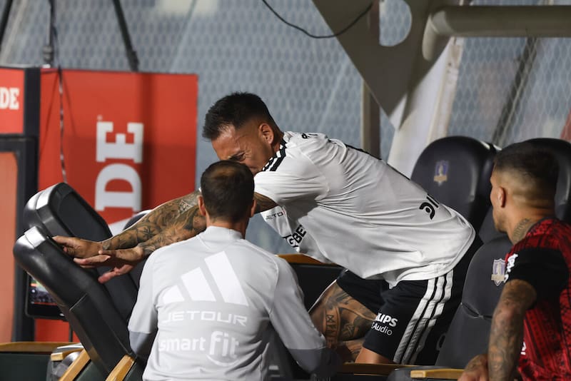 El delantero tuvo su minuto de furia ante Calera. Foto: Agencia Aton.