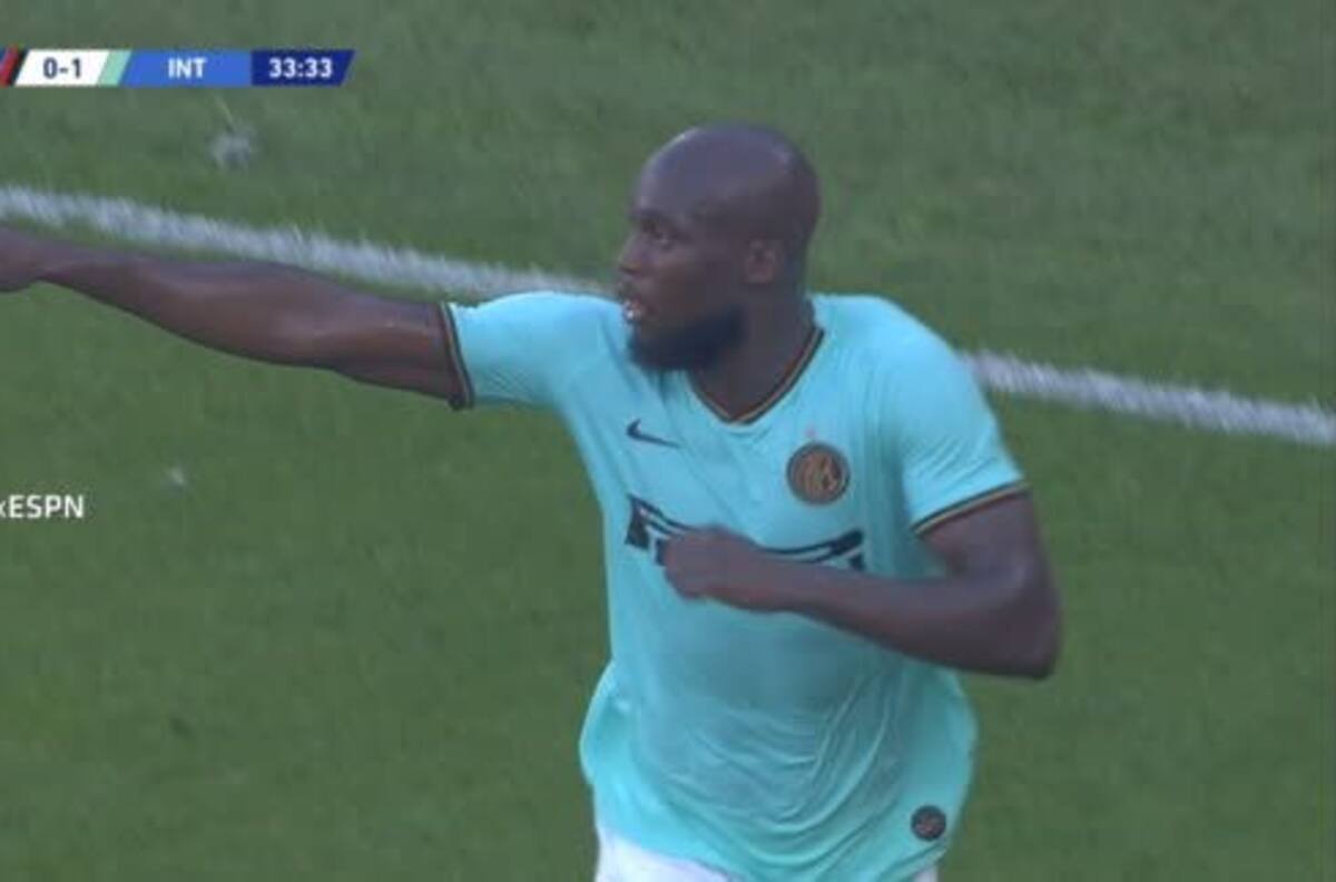 Lukaku colocó la ventaja parcial del Inter en su visita al Genoa