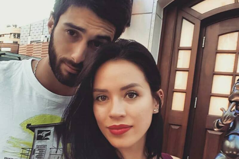 Rodolfo Kamke y Angie Alvarado / Créditos: Instagram