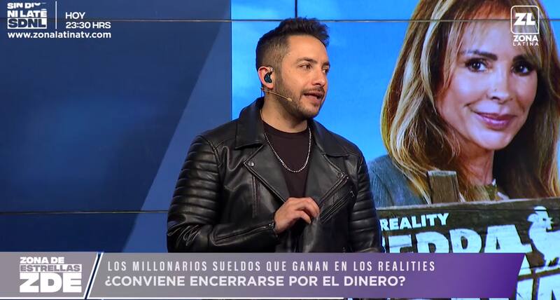 Hugo Valencia en "Zona de Estrellas".