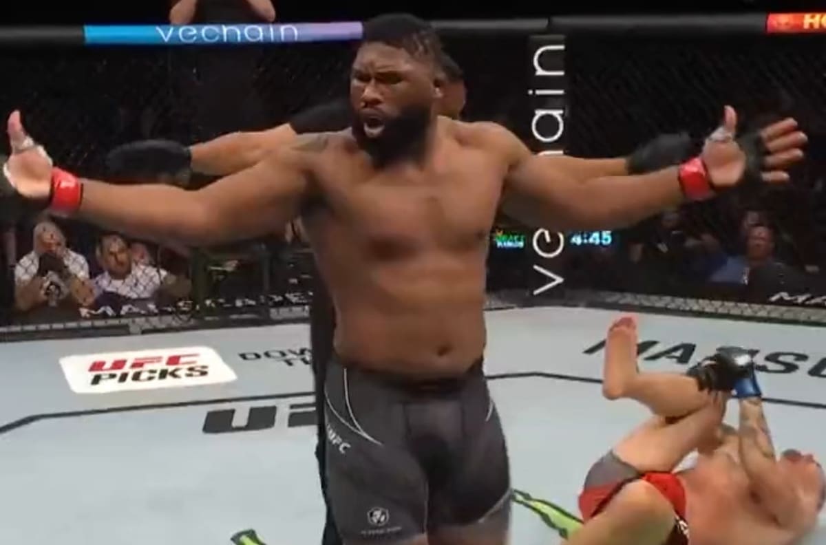 VIDEO | El lamentable final de la pelea entre Curtis Blaydes y Tom Aspinall en el UFC Fight Night London