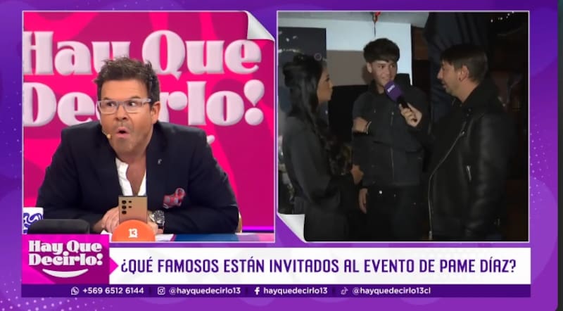 El panel se sorprendió con la inesperada aparición.