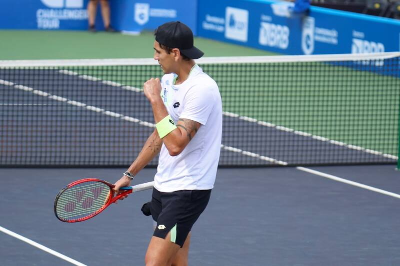 Superó a Taro Daniel por 6-2 7-5. Foto: CBT