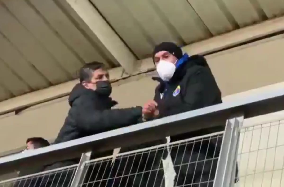 VIDEO | Polémica en Curicó: Coordinador de Audax Italiano terminó detenido tras riña con el alcalde local