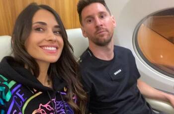 De película: El reencuentro entre Lionel Messi y su esposa Antonella que causa furor en las redes