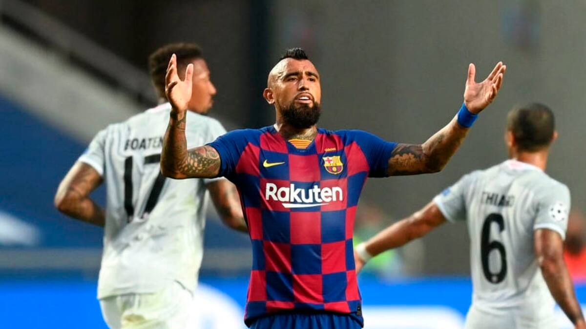 Los goles con que Bayern Munich humilló al Barcelona de Arturo Vidal