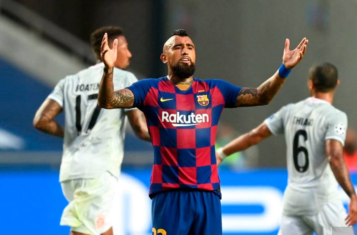 Los goles con que Bayern Munich humilló al Barcelona de Arturo Vidal