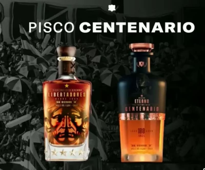 Pisco Centenario para Colo Colo.
