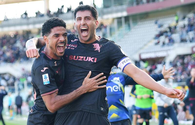 El pasado fin de semana, el chileno convirtió el gol del triunfo del Torino ante Genoa. Foto: Agencia EFE.