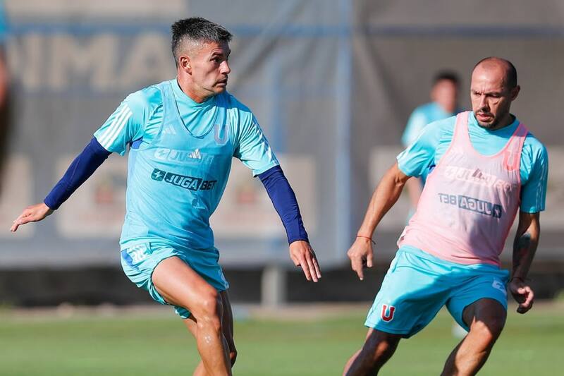 Charles Aránguiz y Marcelo Díaz en pretemporada.