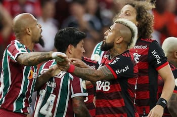 VIDEO l Felipe Melo se burló del Flamengo de Arturo Vidal y Erick Pulgar