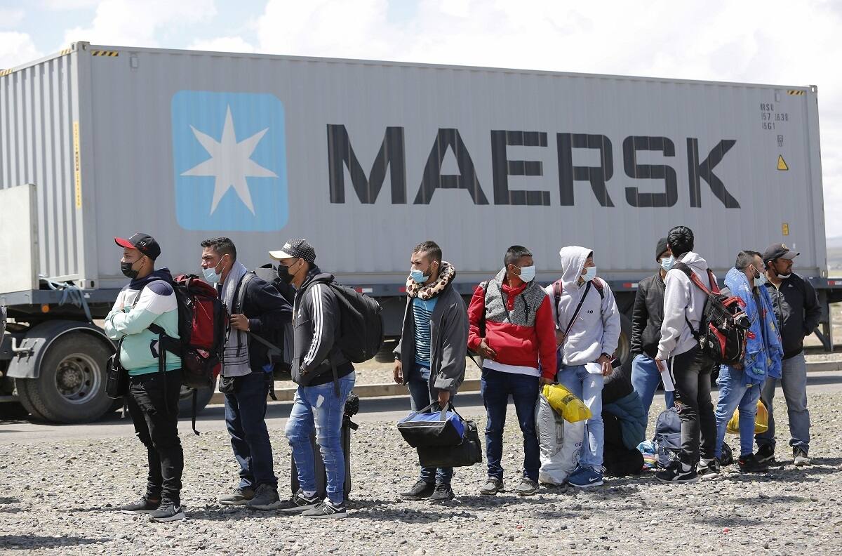 Descubren bus con 65 migrantes irregulares en su interior: Venían de Perú, Bolivia y Venezuela